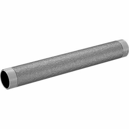 BSC PREFERRED Standard-Wall 304/304L Stainless Steel Pipe Threaded on Both Ends 2 Pipe Size 18 Long 4813K129